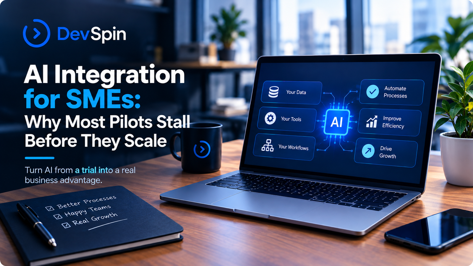 AI Integration for SMEs: Why Most Pilots Stall Before They Scale